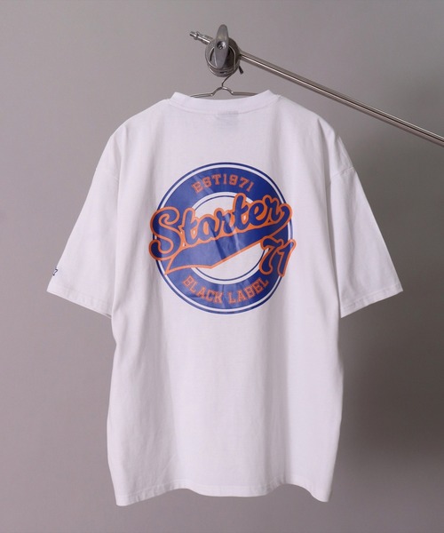 STARTER BLACK LABEL(スターターブラックレーベル)の「(YO)【STARTER BLACK LABEL】サークル ロゴ Tシャツ(Tシャツ/カットソー・メンズ・ブラック/ホワイト・MEDIUM/LARGE/X-LARGE)」の3枚目の写真