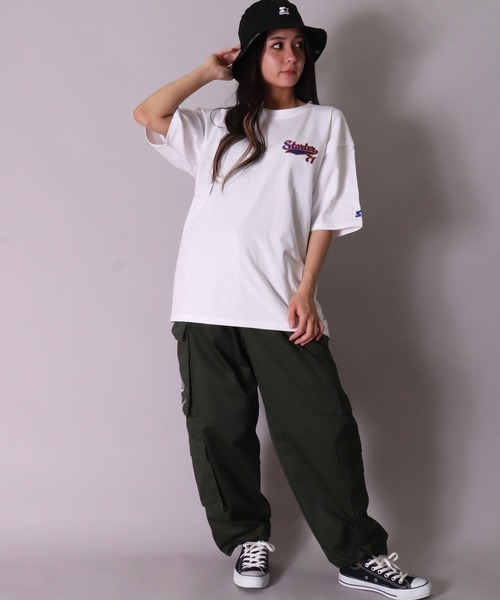 STARTER BLACK LABEL(スターターブラックレーベル)の「(YO)【STARTER BLACK LABEL】サークル ロゴ Tシャツ(Tシャツ/カットソー・メンズ・ブラック/ホワイト・MEDIUM/LARGE/X-LARGE)」の9枚目の写真