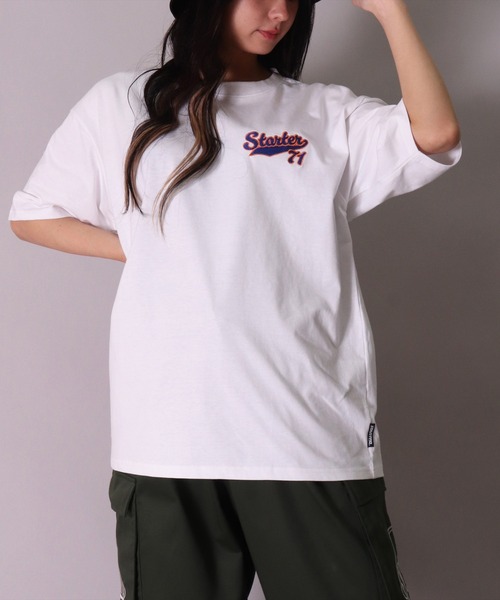 STARTER BLACK LABEL(スターターブラックレーベル)の「(YO)【STARTER BLACK LABEL】サークル ロゴ Tシャツ(Tシャツ/カットソー・メンズ・ブラック/ホワイト・MEDIUM/LARGE/X-LARGE)」の10枚目の写真