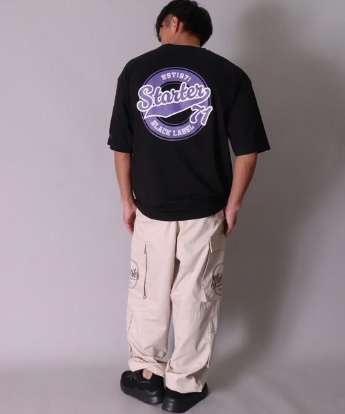STARTER BLACK LABEL(スターターブラックレーベル)の「(YO)【STARTER BLACK LABEL】サークル ロゴ Tシャツ(Tシャツ/カットソー・メンズ・ブラック/ホワイト・MEDIUM/LARGE/X-LARGE)」の15枚目の写真