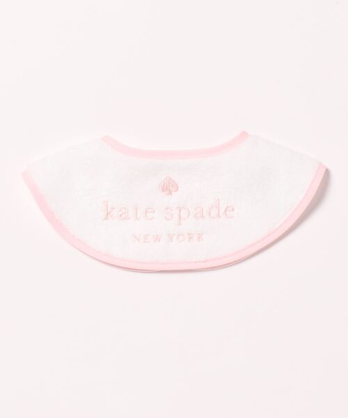 kate spade new york kids(ケイトスペードニューヨーク)の「ロゴサークルスタイ【日本製】(スタイ/よだれかけ・キッズ・オフホワイト・FREE)」の2枚目の写真