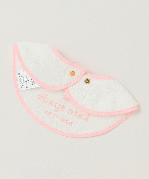 kate spade new york kids(ケイトスペードニューヨーク)の「ロゴサークルスタイ【日本製】(スタイ/よだれかけ・キッズ・オフホワイト・FREE)」の3枚目の写真