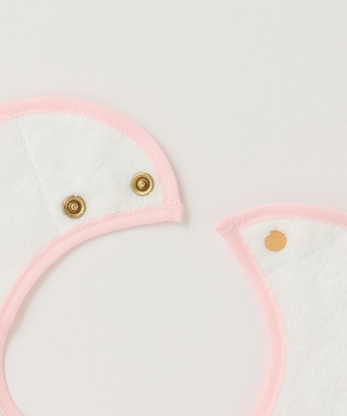 kate spade new york kids(ケイトスペードニューヨーク)の「ロゴサークルスタイ【日本製】(スタイ/よだれかけ・キッズ・オフホワイト・FREE)」の4枚目の写真