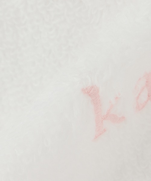 kate spade new york kids(ケイトスペードニューヨーク)の「ロゴサークルスタイ【日本製】(スタイ/よだれかけ・キッズ・オフホワイト・FREE)」の6枚目の写真