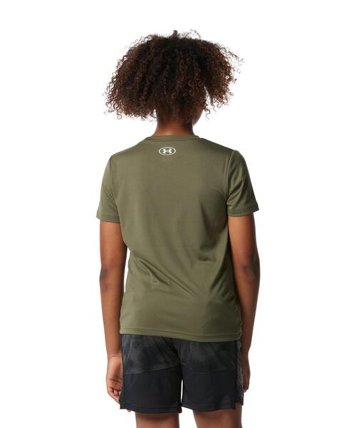 UNDER ARMOUR(アンダーアーマー)の「UAテック ショートスリーブTシャツ 〈スーパービッグロゴ〉(トレーニング/キッズ)(Tシャツ/カットソー・キッズ・カーキ・130cm/150cm/140cm/160cm/120cm)」の2枚目の写真