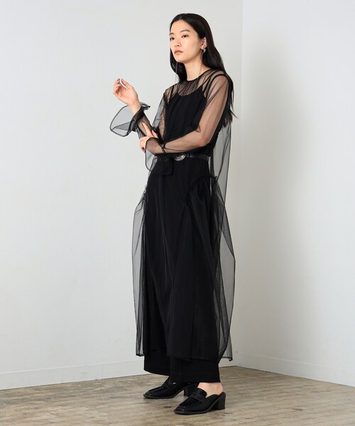 Ray BEAMS（レイビームス）の「Ray BEAMS / ペニー ローファー ミュール（その他シューズ・レディース・クリーム/ブラック・23.0cm/23.5cm/24.0cm/24.5cm/25.0cm）」の3枚目の写真