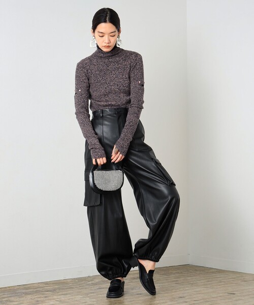 Ray BEAMS（レイビームス）の「Ray BEAMS / ペニー ローファー ミュール（その他シューズ・レディース・クリーム/ブラック・23.0cm/23.5cm/24.0cm/24.5cm/25.0cm）」の6枚目の写真