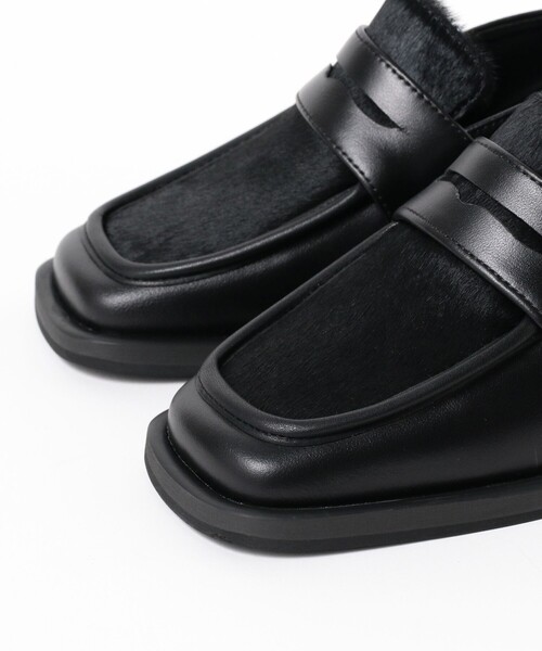 Ray BEAMS（レイビームス）の「Ray BEAMS / ペニー ローファー ミュール（その他シューズ・レディース・クリーム/ブラック・23.0cm/23.5cm/24.0cm/24.5cm/25.0cm）」の22枚目の写真