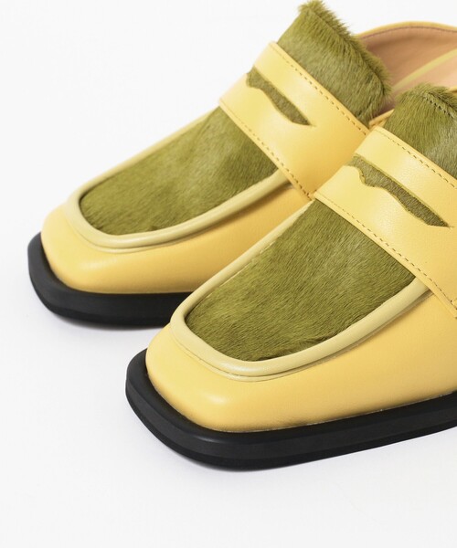 Ray BEAMS（レイビームス）の「Ray BEAMS / ペニー ローファー ミュール（その他シューズ・レディース・クリーム/ブラック・23.0cm/23.5cm/24.0cm/24.5cm/25.0cm）」の20枚目の写真