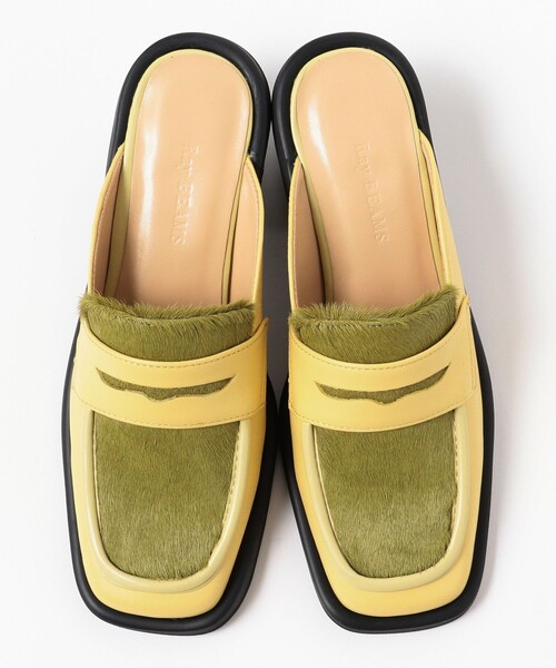 Ray BEAMS（レイビームス）の「Ray BEAMS / ペニー ローファー ミュール（その他シューズ・レディース・クリーム/ブラック・23.0cm/23.5cm/24.0cm/24.5cm/25.0cm）」の5枚目の写真