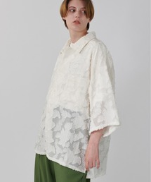 ONCILY | SHEER JACQUARD FLOWER SHIRT / ジャガードフラワーシアーシャツ(シャツ/ブラウス)