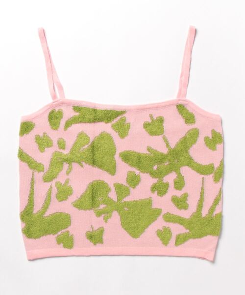 aimoha(アイモハ)の「サガラ刺繍キャミソール トップス (SS)(キャミソール・レディース・ピンク/ブラック・FREE)」の5枚目の写真