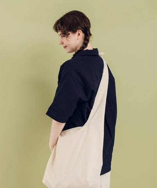 MUHET（ミュエータ）の「ハーフジップシャツ（シャツ/ブラウス・レディース・ネイビー/ベージュ/グリーン/オフホワイト・MEDIUM/X-LARGE）」の20枚目の写真