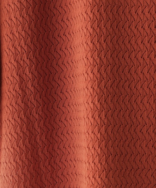 RAGEBLUE（レイジブルー）の「透かし編み/リンクスニットシャツ（シャツ/ブラウス・メンズ・ホワイト/ブラック/オレンジ・MEDIUM/LARGE）」の11枚目の写真