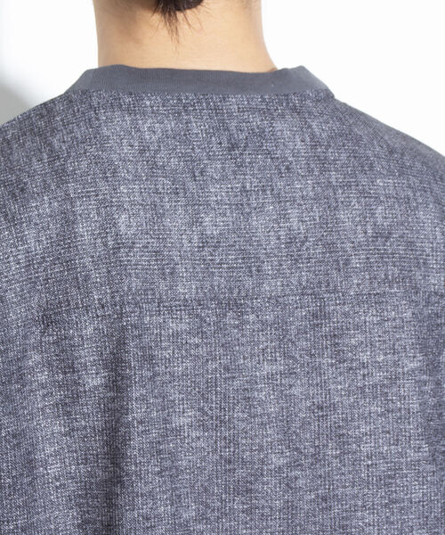GLOSTER(グロスター)の「【GLOSTER/グロスター】AIR-RIP クルーネックTシャツ 裾ドローコード ドローストリング(Tシャツ/カットソー・メンズ・グレー/ネイビー/ベージュ・S/L/M)」の20枚目の写真