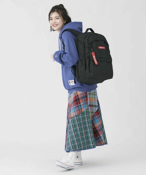 MILKFED.（ミルクフェド）の「MILKFED.ⅹCHAMPION SWEAT HOODIE（パーカー・レディース・オートミール/アッシュ/ブラック/バーガンディー/ブルー・M/S）」の11枚目の写真