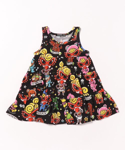 HYSTERIC MINI ノースリーブワンピース レッド HYSTERIC MINI ノースリーブワンピース レッド