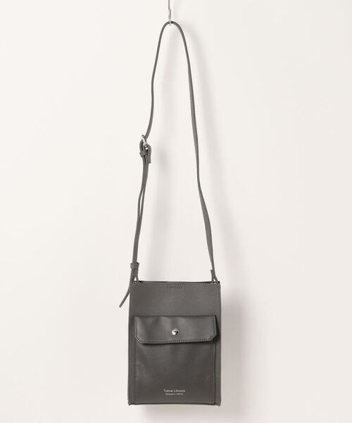 Right-on（ライトオン）の「【PLUS ONE】ＰＬフロントフラップバッグ（ショルダーバッグ・メンズ・ブラック/グレー・ONE SIZE）」の12枚目の写真