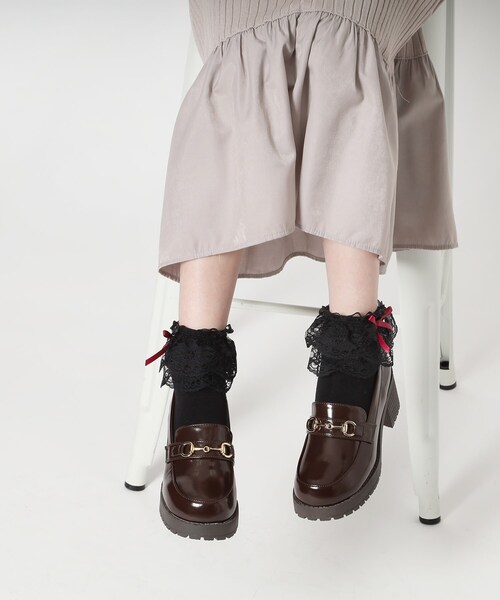 cs T&P(シーエスティーアンドピー)の「ビット付きマニッシュローファー(パンプス・レディース・ダークブラウン/ブラック/アイボリー/ダークブラウン系1・25.0cm/24.5cm/24.0cm/23.5cm/23.0cm/22.5cm)」の14枚目の写真