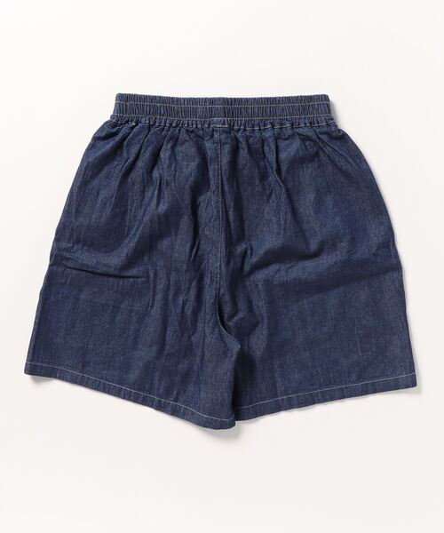 MAISON BREEZE(メゾンブリーズ)の「【MAISON BREEZE】ワイドデニムショートパンツ KNF019(その他パンツ・レディース・ネイビー/サックスブルー・FREE)」の3枚目の写真