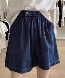 【MAISON BREEZE】ワイドデニムショートパンツ KNF019