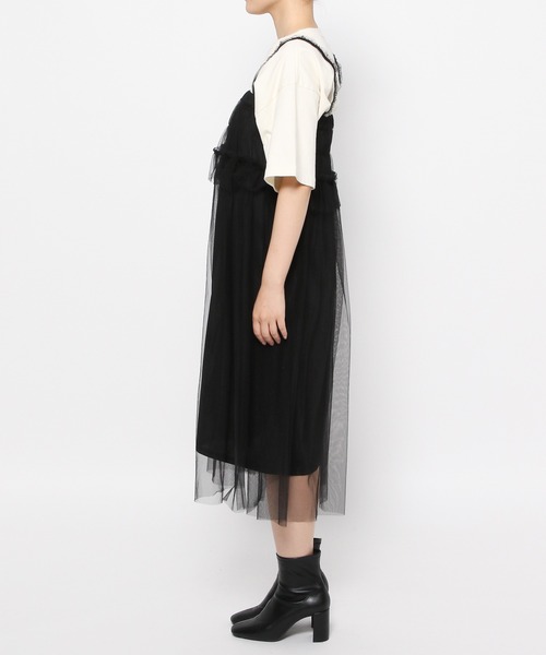 LOWRYS FARM（ローリーズファーム）の「２ＷＡＹチュールスカート　965157（スカート・レディース・ホワイト/ブラック/ブラウン・FREE）」の11枚目の写真