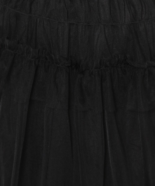 LOWRYS FARM（ローリーズファーム）の「２ＷＡＹチュールスカート　965157（スカート・レディース・ホワイト/ブラック/ブラウン・FREE）」の19枚目の写真