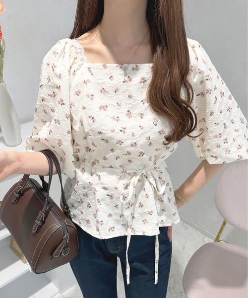 apres jour(アプレジュール)の「フラワー袖ボリュームブラウス【ZOZOTOWN限定アイテム】(シャツ/ブラウス・レディース・ピンク系その他/イエロー系その他/ブラック系その他・フリー/X-LARGE)」の20枚目の写真