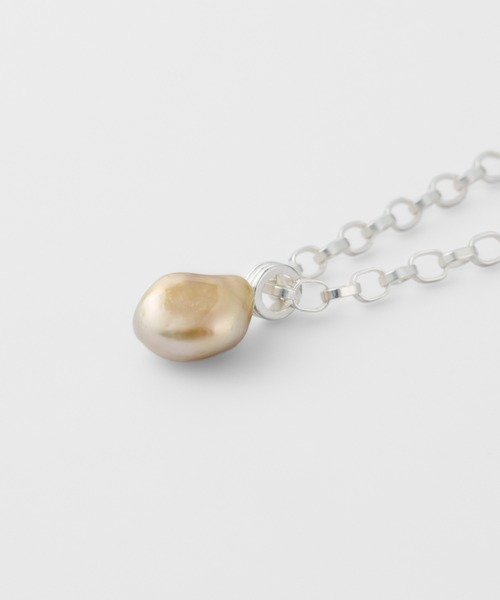 agete（アガット）の「シルバー南洋パールネックレス（ネックレス