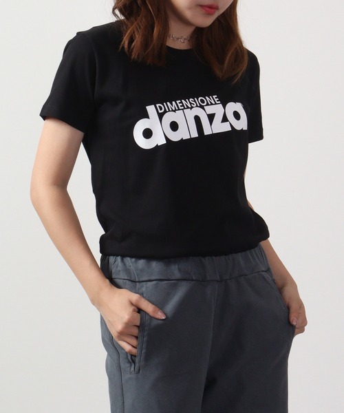 DIMENSIONE danza(ディメンシオーネ ダンツァ)の「DIMENSIONE danza フロントロゴTシャツ(Tシャツ/カットソー・レディース・ブラック/ピンク系/ホワイト/ブルー/ライトピンク/イエロー・XS/M/S)」の14枚目の写真