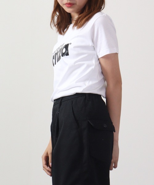 DIMENSIONE danza(ディメンシオーネ ダンツァ)の「DIMENSIONE danza フロントロゴTシャツ(Tシャツ/カットソー・レディース・ブラック/ピンク系/ホワイト/ブルー/ライトピンク/イエロー・XS/M/S)」の9枚目の写真