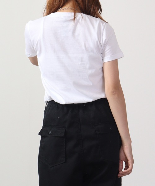 DIMENSIONE danza(ディメンシオーネ ダンツァ)の「DIMENSIONE danza フロントロゴTシャツ(Tシャツ/カットソー・レディース・ブラック/ピンク系/ホワイト/ブルー/ライトピンク/イエロー・XS/M/S)」の11枚目の写真