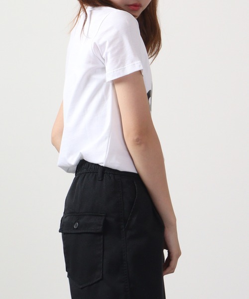 DIMENSIONE danza(ディメンシオーネ ダンツァ)の「DIMENSIONE danza フロントロゴTシャツ(Tシャツ/カットソー・レディース・ブラック/ピンク系/ホワイト/ブルー/ライトピンク/イエロー・XS/M/S)」の10枚目の写真