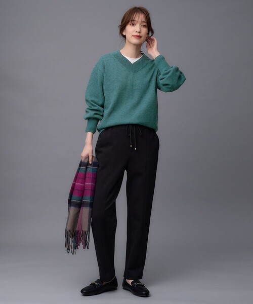 ANY(エニィ)の「ロングスリーブ テールTシャツ(Tシャツ/カットソー・レディース・アイボリー系1/アイボリー系・2/3)」の7枚目の写真