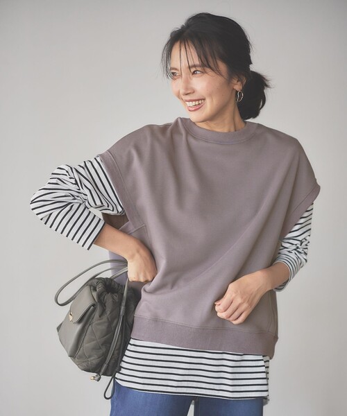 ANY(エニィ)の「ロングスリーブ テールTシャツ(Tシャツ/カットソー・レディース・アイボリー系1/アイボリー系・2/3)」の20枚目の写真