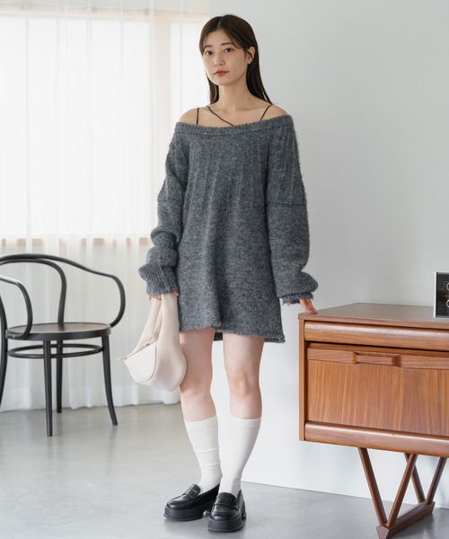 Kastane(カスタネ)の「【2023AWアイテム】ハーフムーンBAG(ハンドバッグ・レディース・アイボリー/ブラック・FREE)」の9枚目の写真