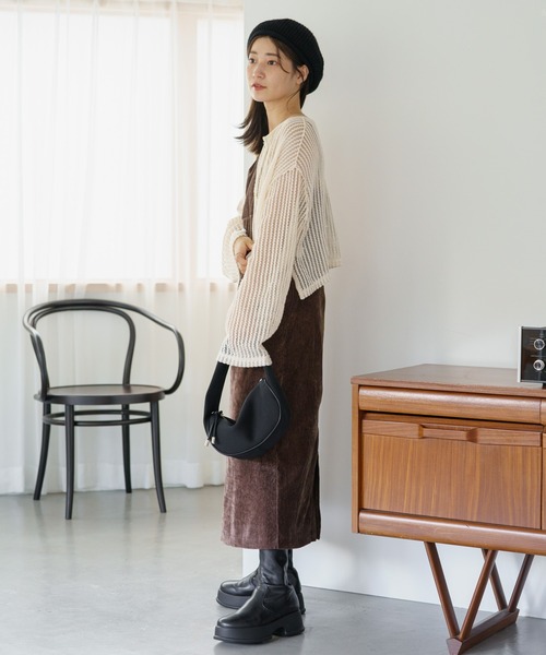 Kastane(カスタネ)の「【2023AWアイテム】ハーフムーンBAG(ハンドバッグ・レディース・アイボリー/ブラック・FREE)」の16枚目の写真