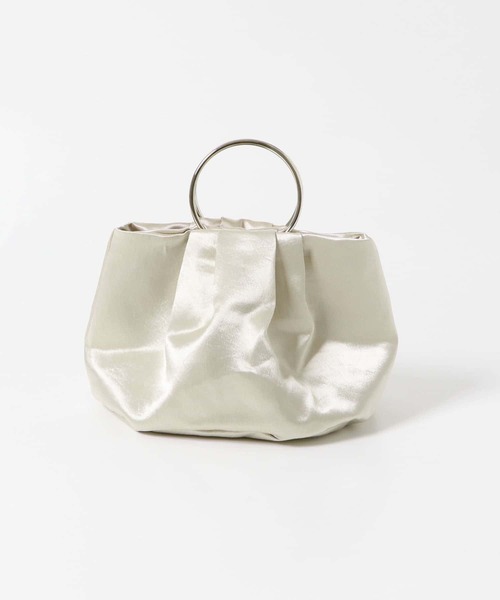 URBAN RESEARCH ROSSO WOMEN（アーバンリサーチ　ロッソ）の「kaene　リングハンドルバッグ（ハンドバッグ・レディース・ベージュ系その他/ブラック・FREE）」の5枚目の写真