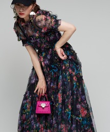 Narcissus | 【Narcissus】シアフラワーワンピース(ワンピース)