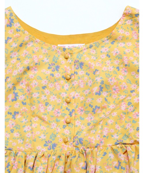 Little sunny bite(リトルサニーバイト)の「《Little sunny bite》Original floral long dress(ワンピース・レディース・イエロー・MEDIUM/SMALL)」の4枚目の写真