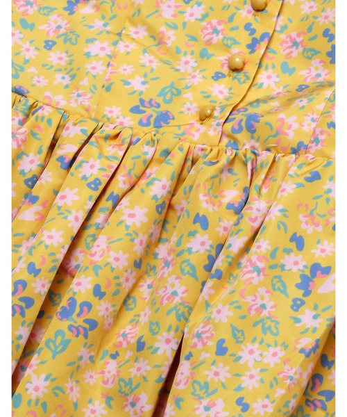 Little sunny bite(リトルサニーバイト)の「《Little sunny bite》Original floral long dress(ワンピース・レディース・イエロー・MEDIUM/SMALL)」の6枚目の写真