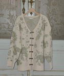 idem(イデム)のflower china cardigan/花柄ジャガードカーディガン