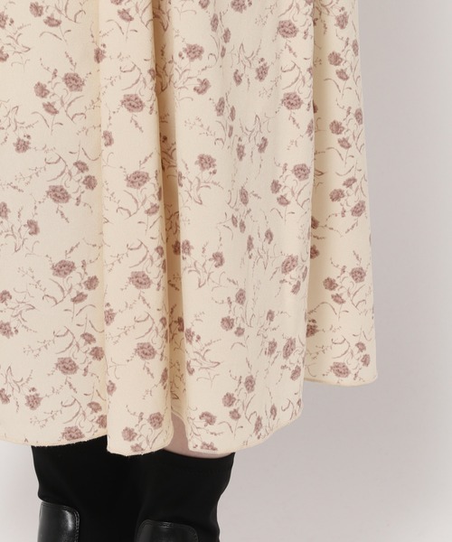 mysty woman（ミスティウーマン）の「ブローチ付きフロントフリルワンピース　986749（ワンピース・レディース・アイボリー/ブラック/ブラウン・FREE）」の14枚目の写真