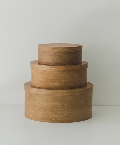 URBAN RESEARCH DOORS（アーバンリサーチドアーズ）の「『WEB限定』AXCIS　シェーカーオーバルボックス S（インテリア雑貨・レディース・ブラウン・SMALL）」の6枚目の写真