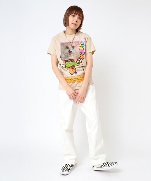 RNA（アールエヌエー）の「R4165 ウェーブシームジーンズ（デニムパンツ・レディース・ホワイト/ワンウォッシュ・MEDIUM）」の21枚目の写真