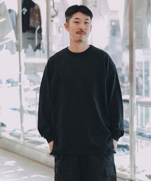 BEAMS T（ビームスティー）の「newT / Long Sleeve T-shirt（Tシャツ/カットソー・メンズ・ブラック/ライトグレー/ホワイト・XX-LARGE/SMALL/LARGE/X-SMALL/X-LARGE/MEDIUM）」の3枚目の写真
