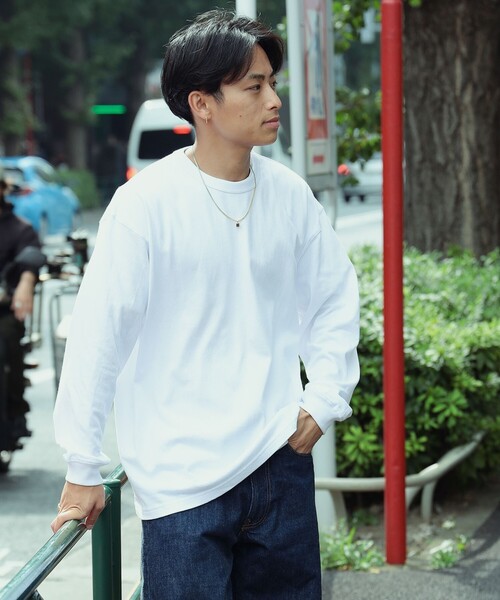 BEAMS T（ビームスティー）の「newT / Long Sleeve T-shirt（Tシャツ/カットソー・メンズ・ブラック/ライトグレー/ホワイト・XX-LARGE/SMALL/LARGE/X-SMALL/X-LARGE/MEDIUM）」の6枚目の写真