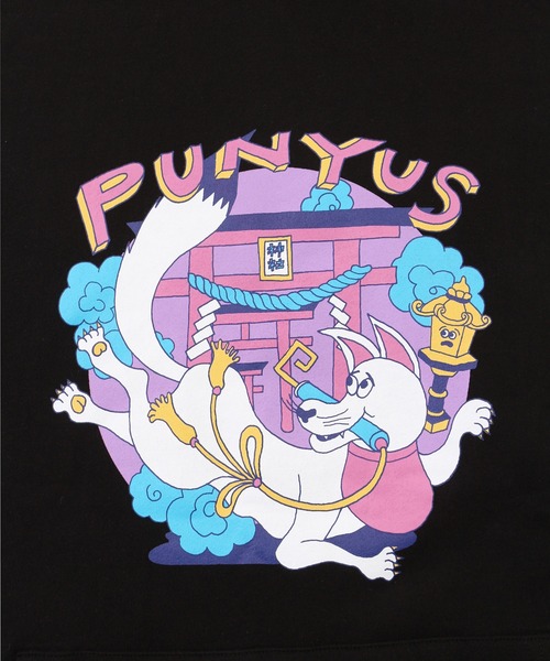 PUNYUS(プニュズ)の「稲荷ビッグパーカー(パーカー・レディース・ブラック/レッド/杢グレー・4/3)」の21枚目の写真