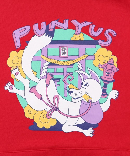 PUNYUS(プニュズ)の「稲荷ビッグパーカー(パーカー・レディース・ブラック/レッド/杢グレー・4/3)」の19枚目の写真