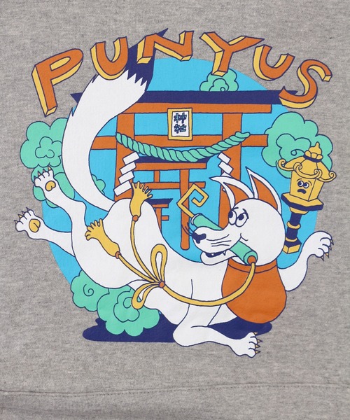 PUNYUS(プニュズ)の「稲荷ビッグパーカー(パーカー・レディース・ブラック/レッド/杢グレー・4/3)」の17枚目の写真